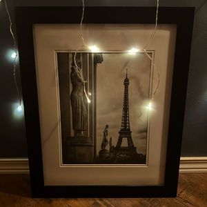 Eiffel tower framed picture